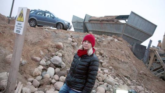 Kobieta, która zatrzymała Dragados. Blokada na budowie S17 (wideo)