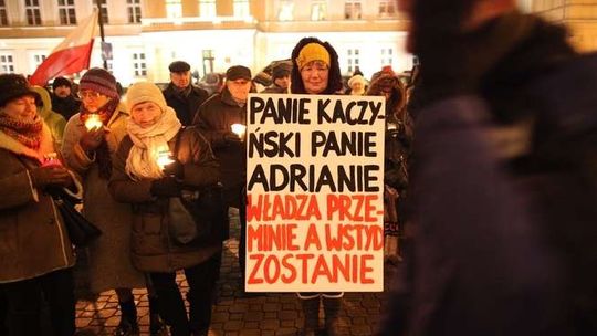 KOD przeciwko partyjnym sądom. Protest w Lublinie