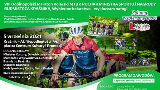 Kolarze na start. Maraton Kolarski MTB w Kraśniku