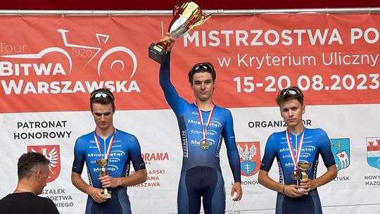 Kolarze Pogoni Mostostal Puławy błyszczeli na szosach Mazowsza
