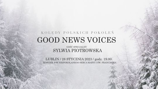 Kolędowanie na Poczekajce. Koncert Good News Voices