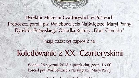 Kolędowanie z XX. Czartoryskimi w Puławach