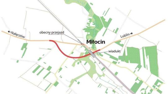 Kolej zbuduje wiadukt w Miłocinie. Marszałek wykupi grunty