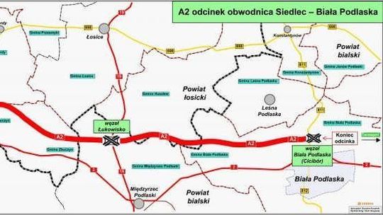 Kolejne przetargi na autostradę A2. Tym razem do Siedlec 