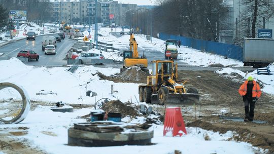 Kolejny etap budowy przedłużenia ul. Dywizjonu 303. Pojedziemy inaczej [zdjęcia]