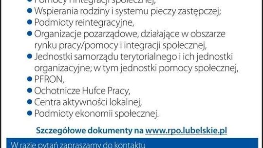 Kolejny konkurs już rozpoczęty!