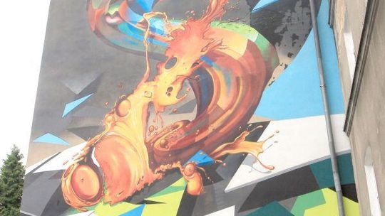 Kolejny mural w Lublinie. Tym razem za KFC