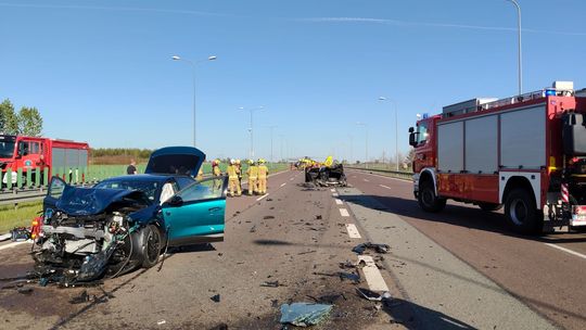 Kolejny wypadek na S17. Po rannego przyleciał śmigłowiec