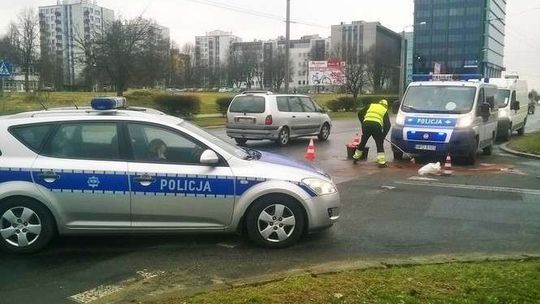 Kolizja na ul. Zana. Volkswagen zderzył się z hyundaiem