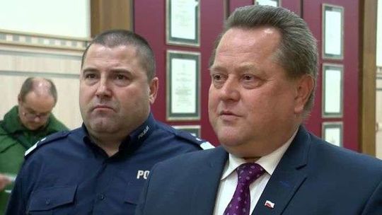 Kolizja z udziałem samochodu SOP.  Jechał nim były wiceminister