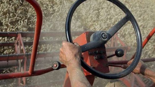 Kombajnista sam na siebie doniósł policji