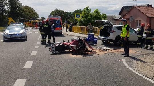 Komendant policji zginął w tragicznym wypadku. Jechał na motocyklu