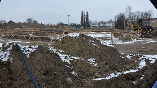 Komornik, opóźnienia w harmonogramie prac. Co z przebudową stadionu w Białej Podlaskiej?