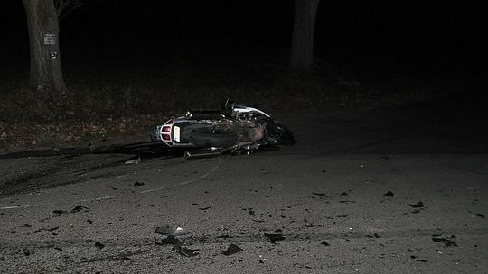 Kompletnie pijany kierowca nie przepuścił motocyklisty