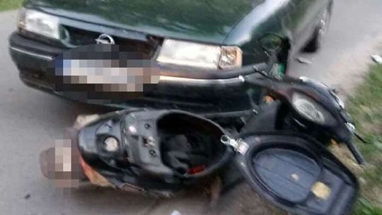 Kompletnie pijany wiózł 11-latka. Zderzył się z samochodem 