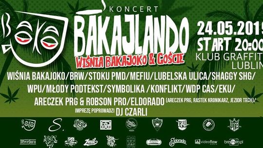 Koncert "Bakajlando" czyli Wiśnia Bakajoko i goście w Graffiti