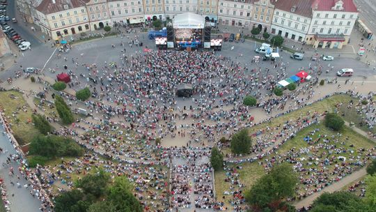 Koncert Chwały w Lublinie. Zdjęcia i wideo z drona