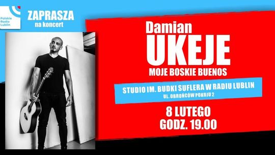 Koncert Damiana Ukeje w Radiu Lublin
