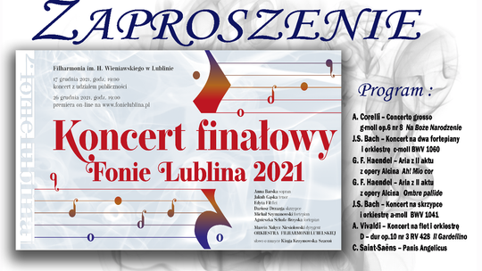 Koncert finałowy Fonii Lublina 2021