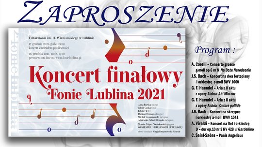 Koncert finałowy Fonii Lublina dostępny online