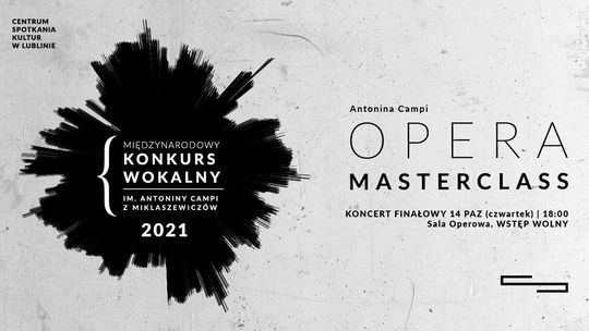 Koncert Galowy Antonina Campi Opera Masterclass 2021