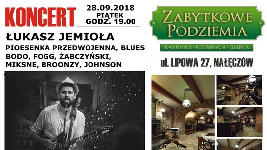 Koncert Łukasza Jemioły w Nałęczowie