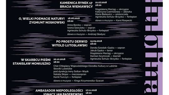 Koncert: "O, Wielki Poemacie Natury!" w Trybunale Koronnym