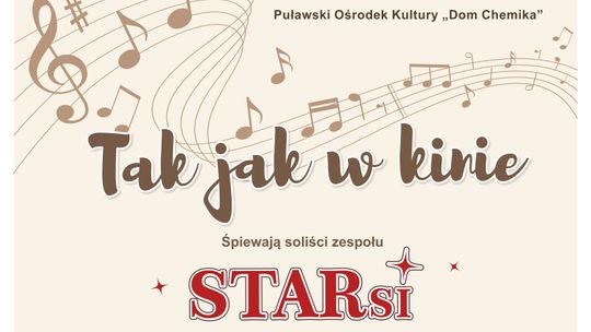 Koncert piosenek filmowych w Puławach