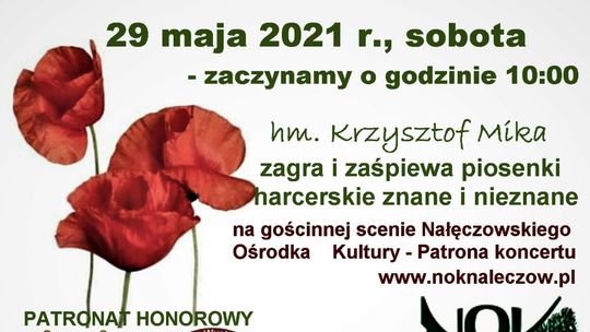 Koncert piosenek harcerskich w Nałęczowie