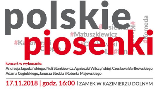 Koncert "Polskie Piosenki" w Kazimierzu Dolnym