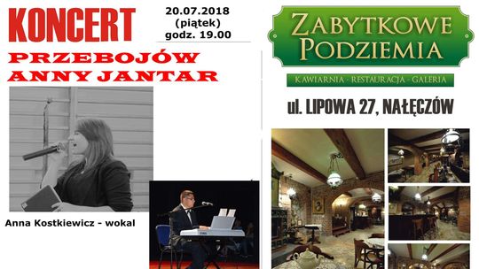 Koncert przebojów Anny Jantar w Nałęczowie
