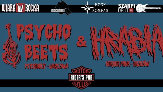 Koncert Psycho Beets i Hrabia w Rider's Pub