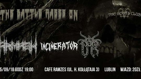 Koncert "The Battle Rages On" w pubie Ramzes