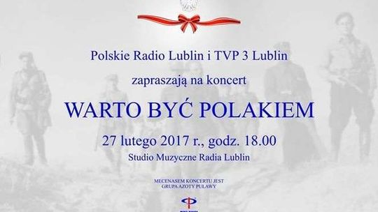 Koncert "Warto być Polakiem" w Radio Lublin