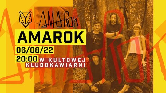 Koncert zespołu Amarok w Kultowej Klubokawiarni