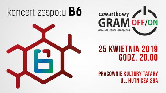Koncert zespołu B6 w Pracowniach Kultury Tatary