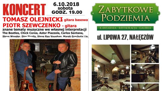 Koncerty w Zabytkowych Podziemiach w Nałęczowie