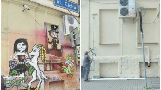 Koniec sporu o graffiti. Minister kultury wymusił usunięcie