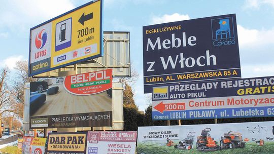 Koniec z chaosem reklamowym. Projekt puławskiego kodeksu reklamowego już w maju