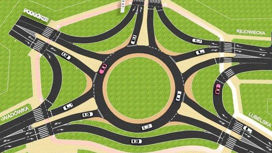 Koniec z wyprzedzaniem na rondzie Dmowskiego w Chełmie