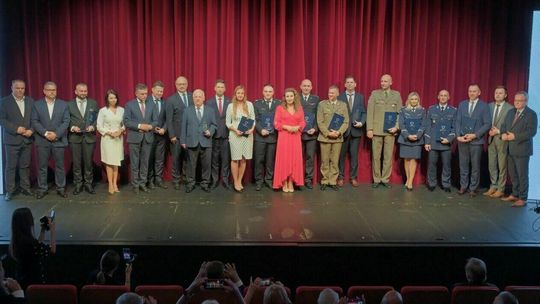 Konkurs Lubelski Lider Bezpieczeństwa rozstrzygnięty. Posłanka z grupą kobiet próbowały zakłócić galę