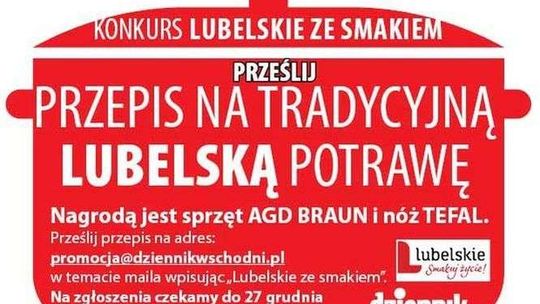 Konkurs "Lubelskie ze smakiem": Wygraj sprzęt AGD i nóż Tefal