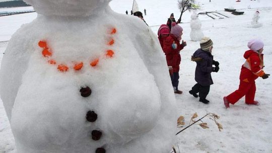 Konkurs na najpiękniejszego bałwana (zdjęcia)
