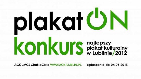 Konkurs \"plakatON 2012\". Szukają superplakatu