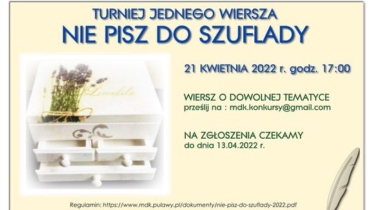 Konkursy dla młodych autorów w Puławach