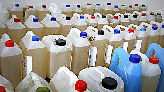 Kontrabandę przerobili na płyn do dezynfekcji. Trafił do lubelskich szpitali