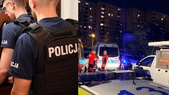 Kontrterroryści i negocjatorzy w nocnej akcji w Lublinie. 58-latek zabarykadował się w mieszkaniu