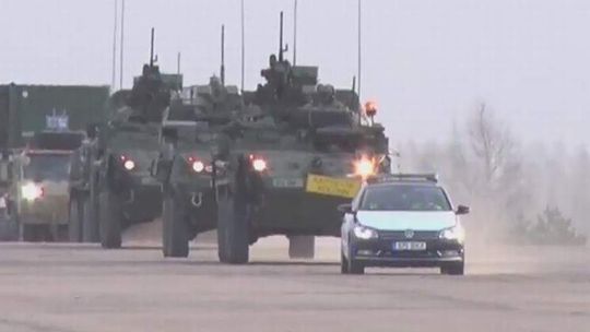 Konwój amerykańskich wojsk przejedzie przez Polskę