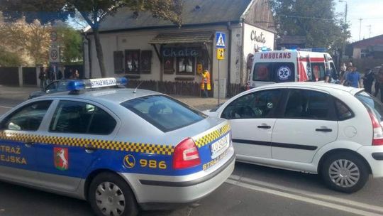 Korki po wypadku na ul. Nadbystrzyckiej w Lublinie