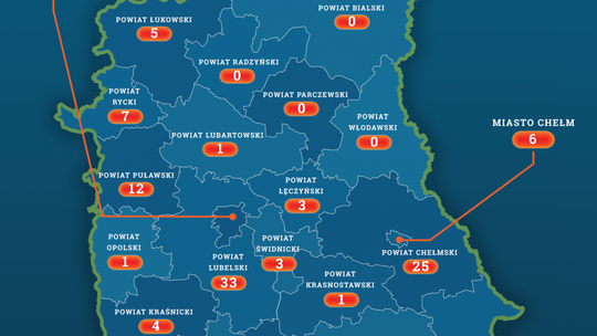 Koronawirus w woj. lubelskim. 192 zakażonych, 45 ozdrowieńców, 7 osób zmarło [stan na 07.04]